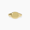Anello Mabina donna chevalier in argento gold