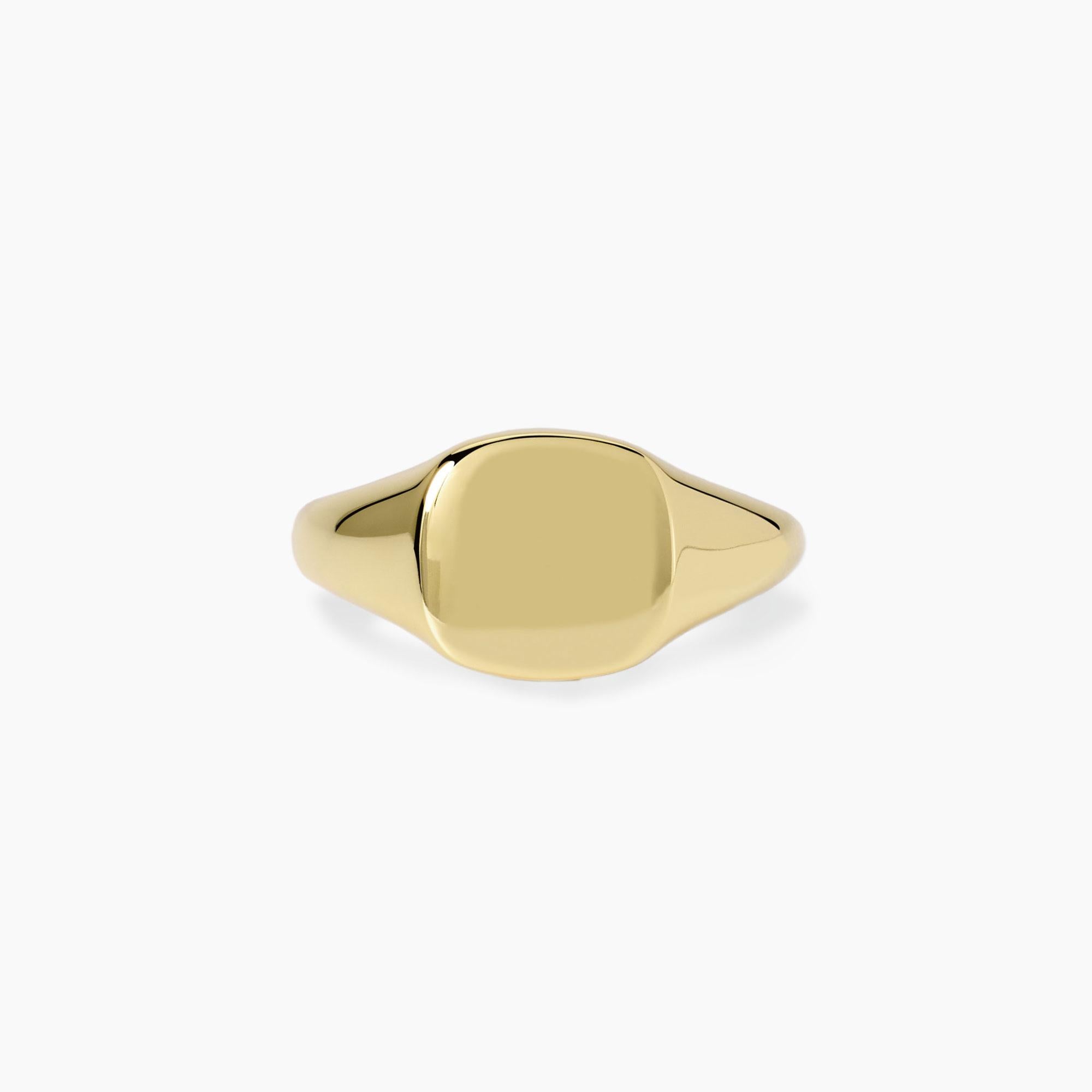 Anello Mabina donna chevalier in argento gold