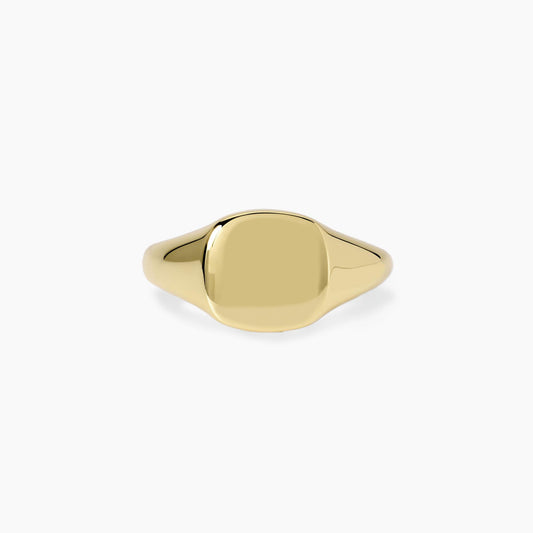 Anello Mabina donna chevalier in argento gold