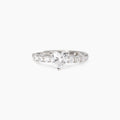 Anello Mabina donna regolabile con cuore in zirconi