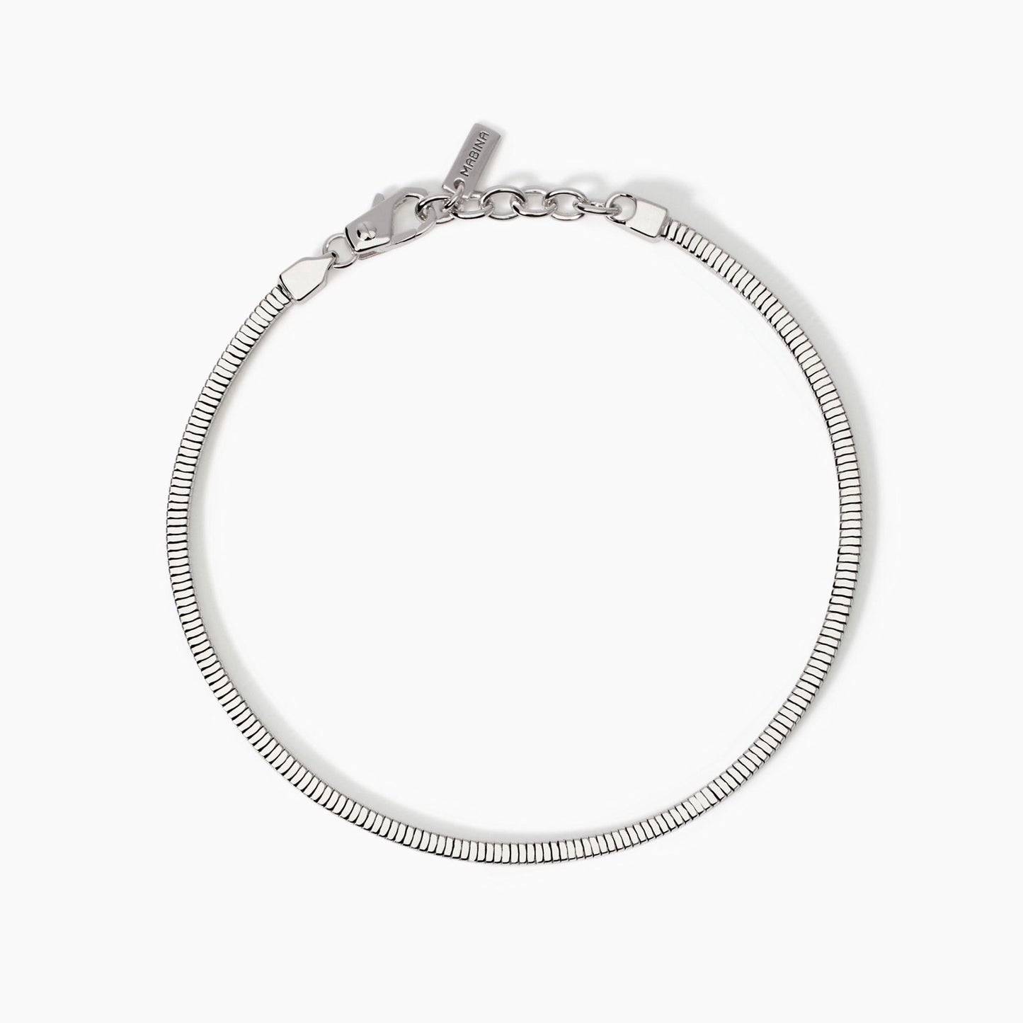 Bracciale Mabina uomo con catena snake
