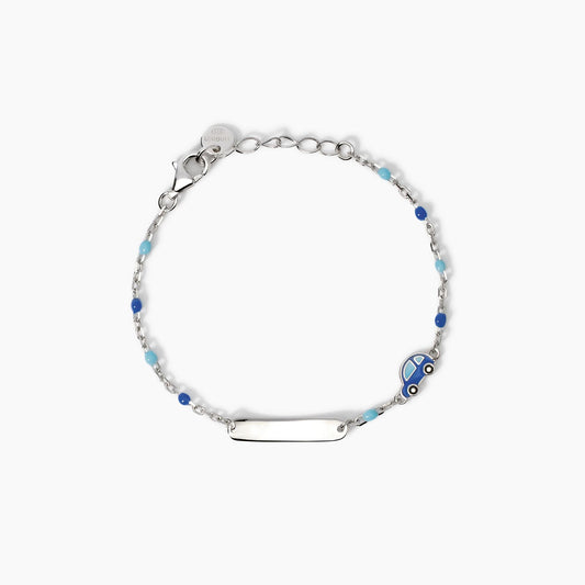 Bracciale Mabina Junior personalizzabile con macchinina