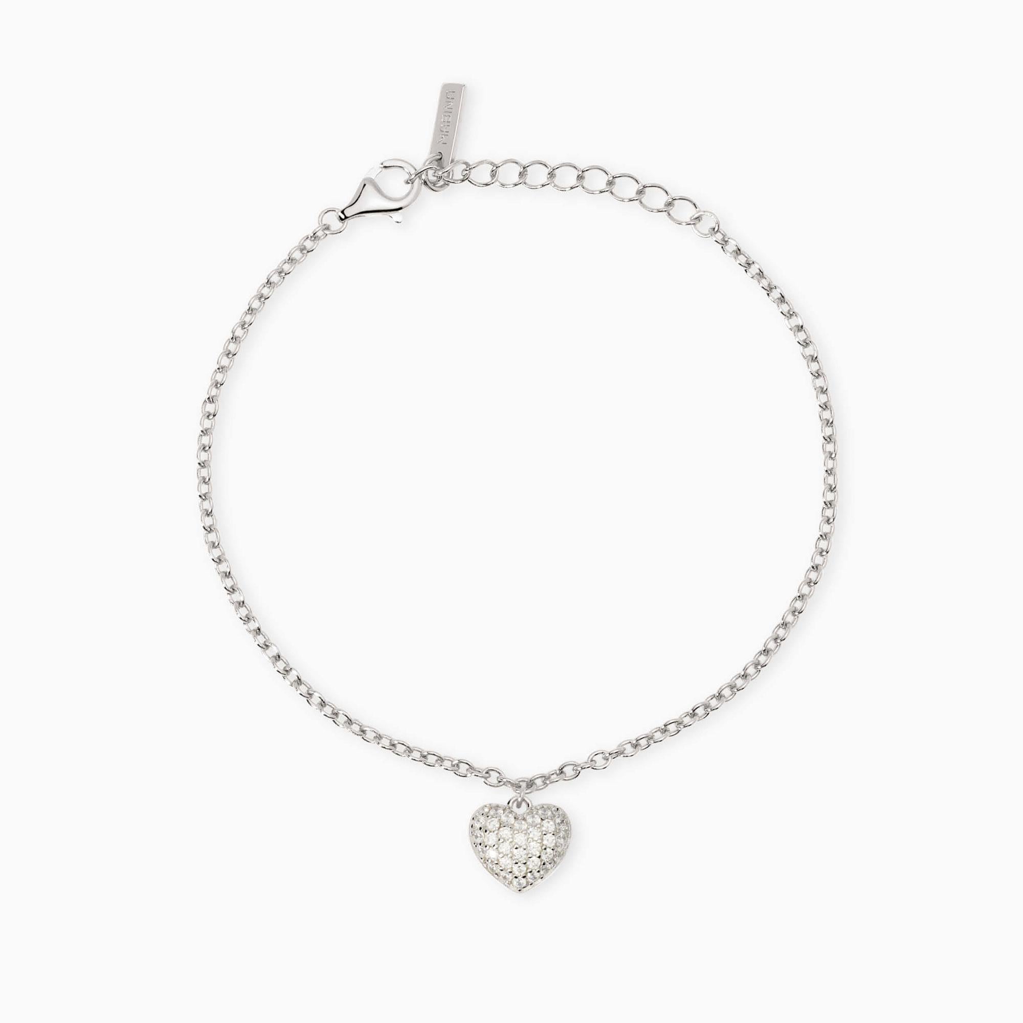 Bracciale Mabina donna con ciondolo cuore
