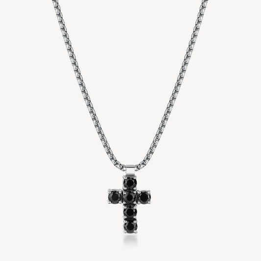 Collana Brosway uomo AVANTGARDE Croce nera