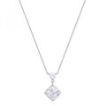 Collana Rosato Gemma rombo piccolo