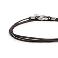 Collana Marlù cordino cerato marrone