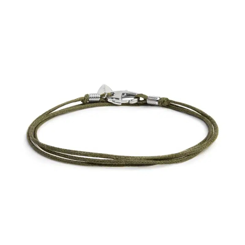 Collana Marlù cordino cerato verde