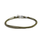 Collana Marlù cordino cerato verde