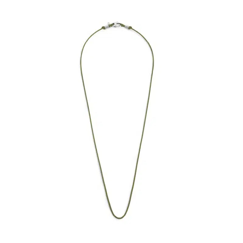 Collana Marlù cordino cerato verde