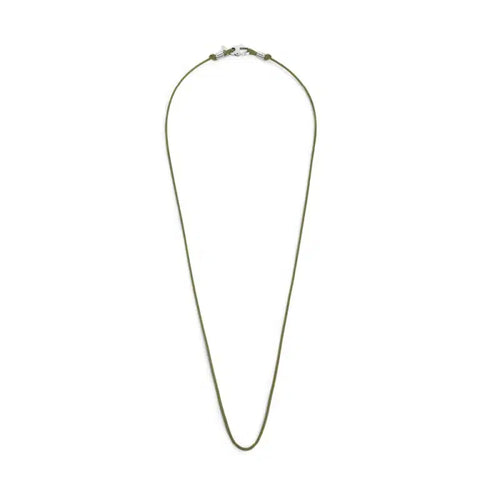 Collana Marlù cordino cerato verde