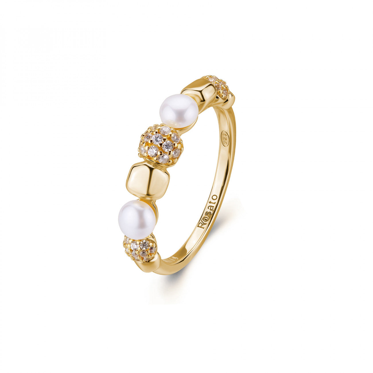 Anello Rosato Azzurra gold