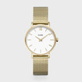 Orologio Cluse Minuit Mesh Gold/White