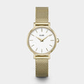 Orologio Cluse Boho Chic Petite Mesh White,Gold Colour