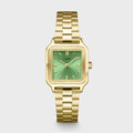 Orologio Cluse Gracieuse Petite Watch Steel Gold Verde chiaro