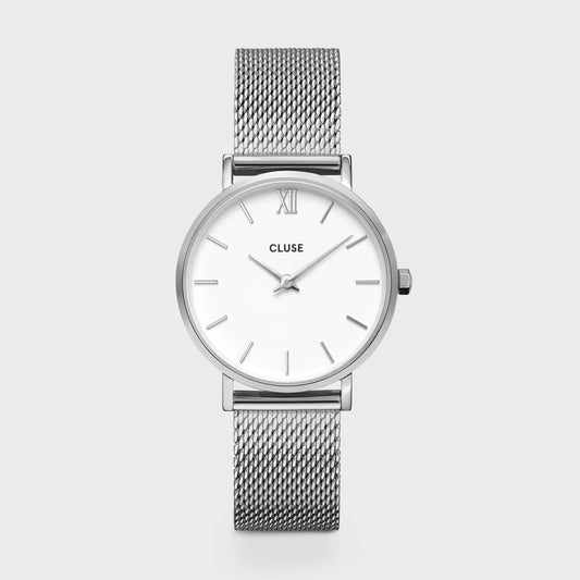 Orologio Cluse Minuit Mesh Silver