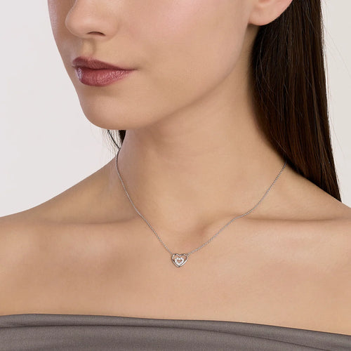 Collana Mabina MY DIAMOND doppio cuore