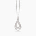 Collana Mabina donna con pendente a goccia in zirconi GOCCIA DOPO GOCCIA