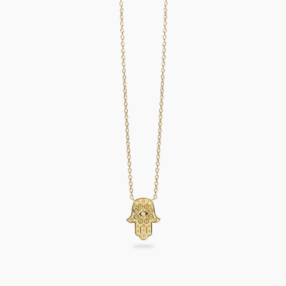 Collana Mabina donna argento dorato con mano di Fatima POSITIVE ENERGY