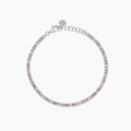 Bracciale Mabina Junior rosa in argento MINI TENNIS