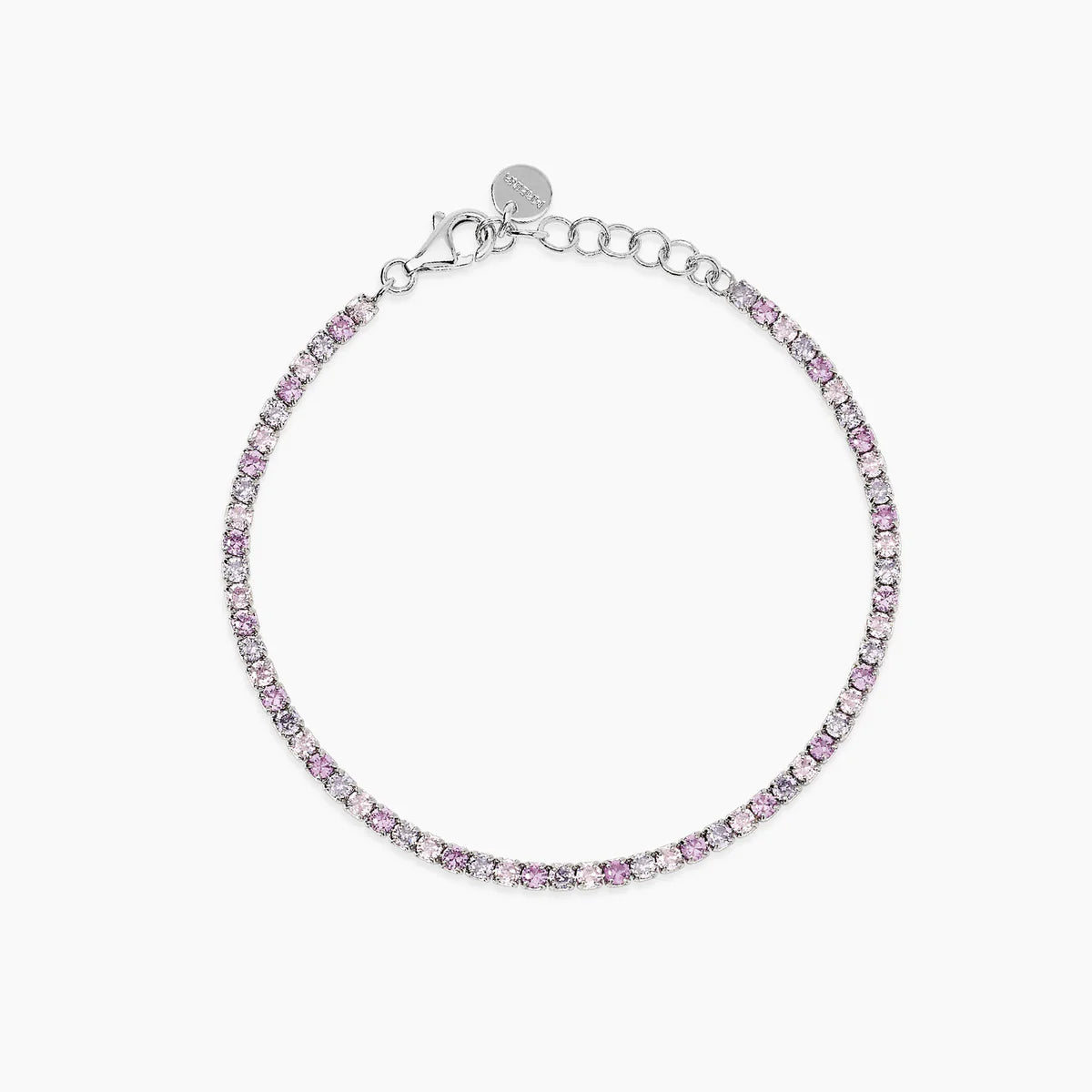 Bracciale Mabina Junior rosa in argento MINI TENNIS
