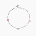 Bracciale Mabina Junior multicolor con cuori MON AMOUR