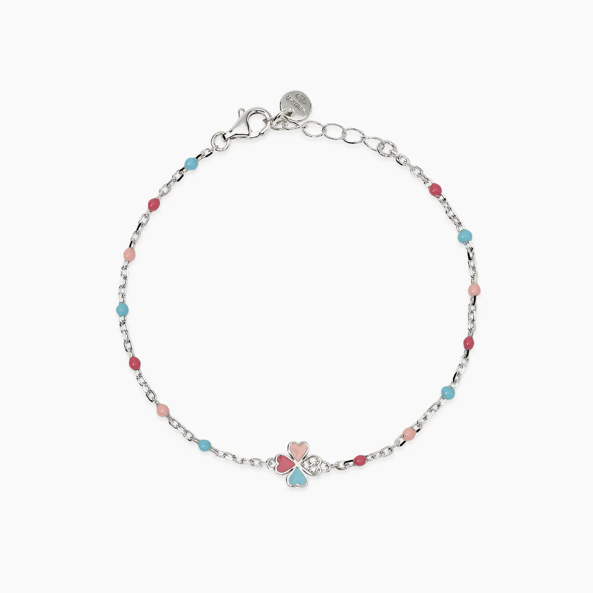 Bracciale Mabina Junior multicolor con quadrifoglio CERCAMI