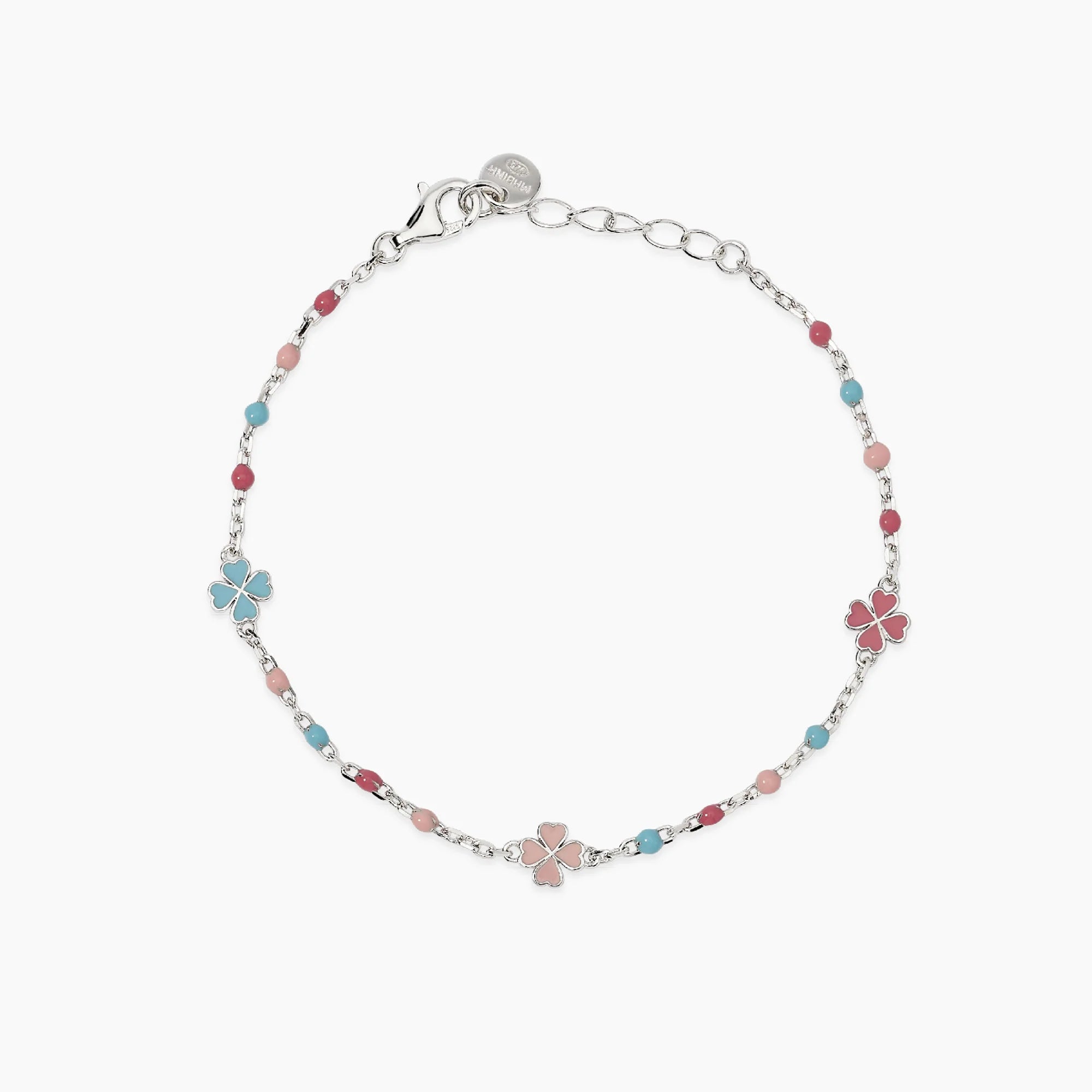 Bracciale Mabina Junior multicolor con quadrifogli CERCAMI