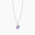 Collana Mabina junior bambina multicolor con quadrifoglio QUATTRO DESIDERI