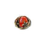 Anello Alcozer unic stelle marine e corallo