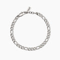 Bracciale Kidult Style uomo in acciaio con catena figaro