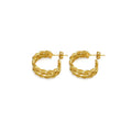 Orecchini Vestopazzo donna Semicerchio 3 linee torchon