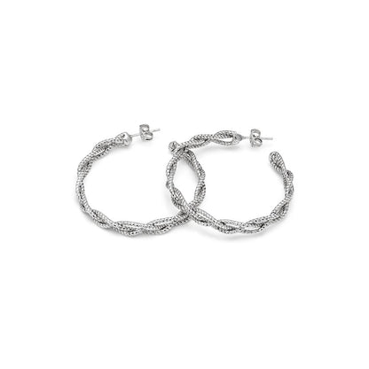 Orecchini Vestopazzo donna Hoop treccia