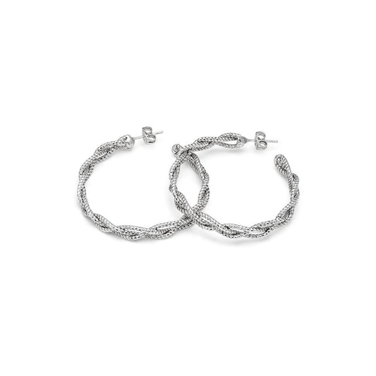 Orecchini Vestopazzo donna Hoop treccia