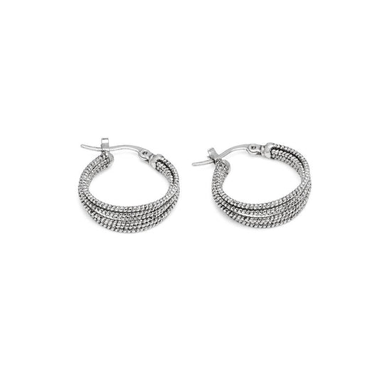 Orecchini Vestopazzo donna Hoop luminosi piccoli