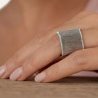 Anello Vestopazzo donna Fascia filo sottile