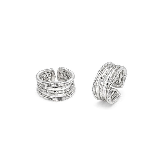 Anello Vestopazzo donna Fascia linee mix