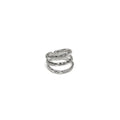 Anello Vestopazzo donna 3 texture mix
