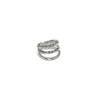 Anello Vestopazzo donna 3 texture mix