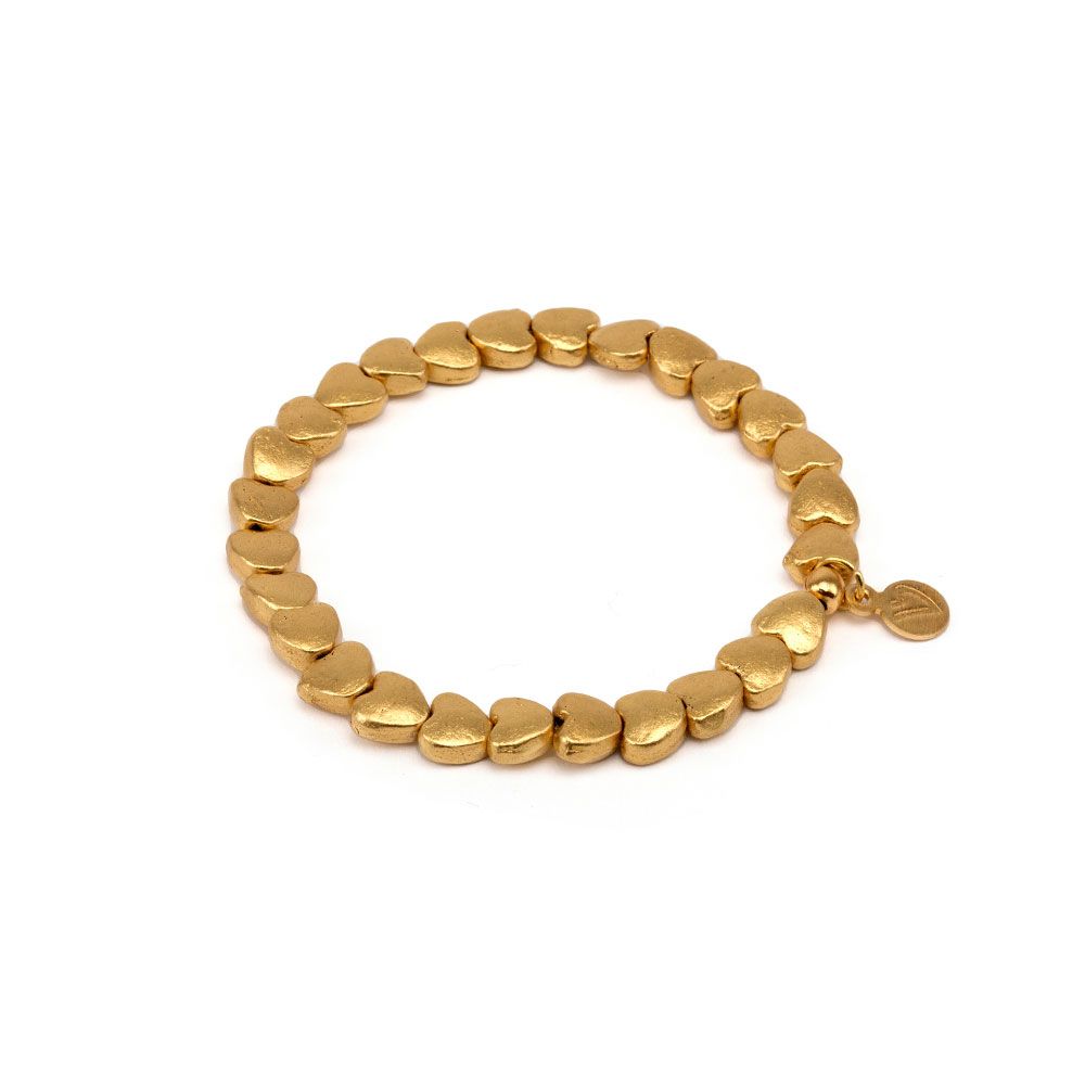 Bracciale elastico  Vestopazzo donna Cuori lisci