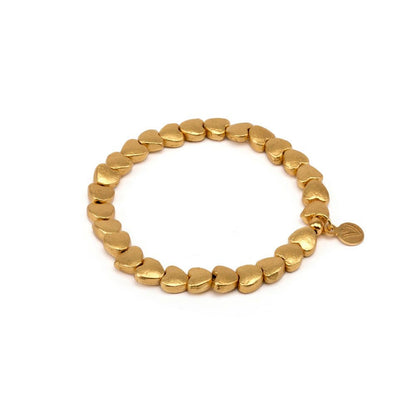 Bracciale elastico  Vestopazzo donna Cuori lisci