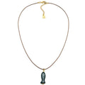 Collana Vestopazzo Coral pesciolino verde