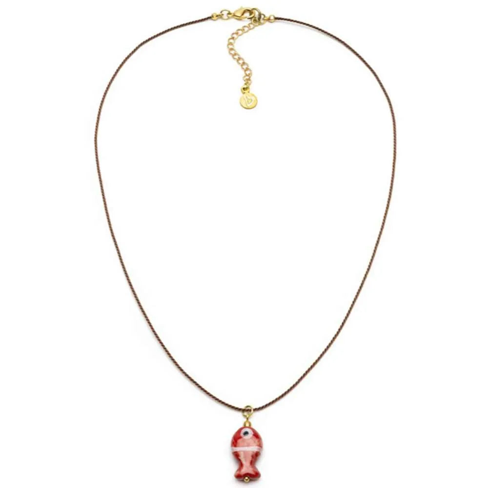 Collana Vestopazzo Coral pesciolino rosso