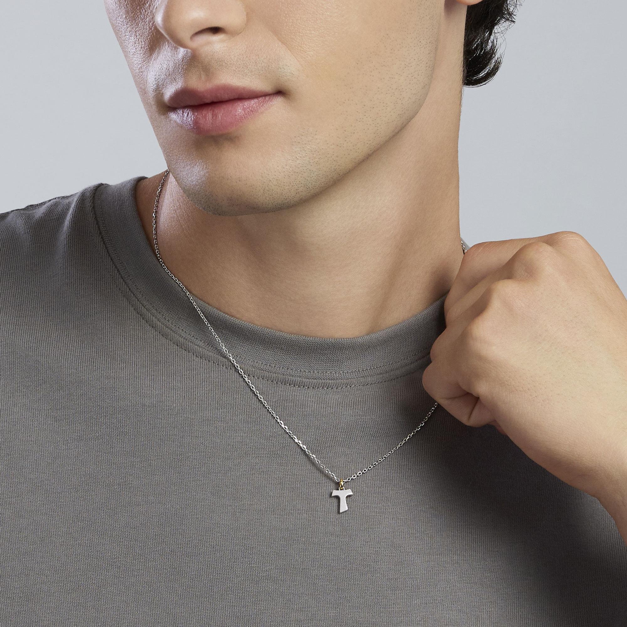 Collana Mabina uomo croce Tao