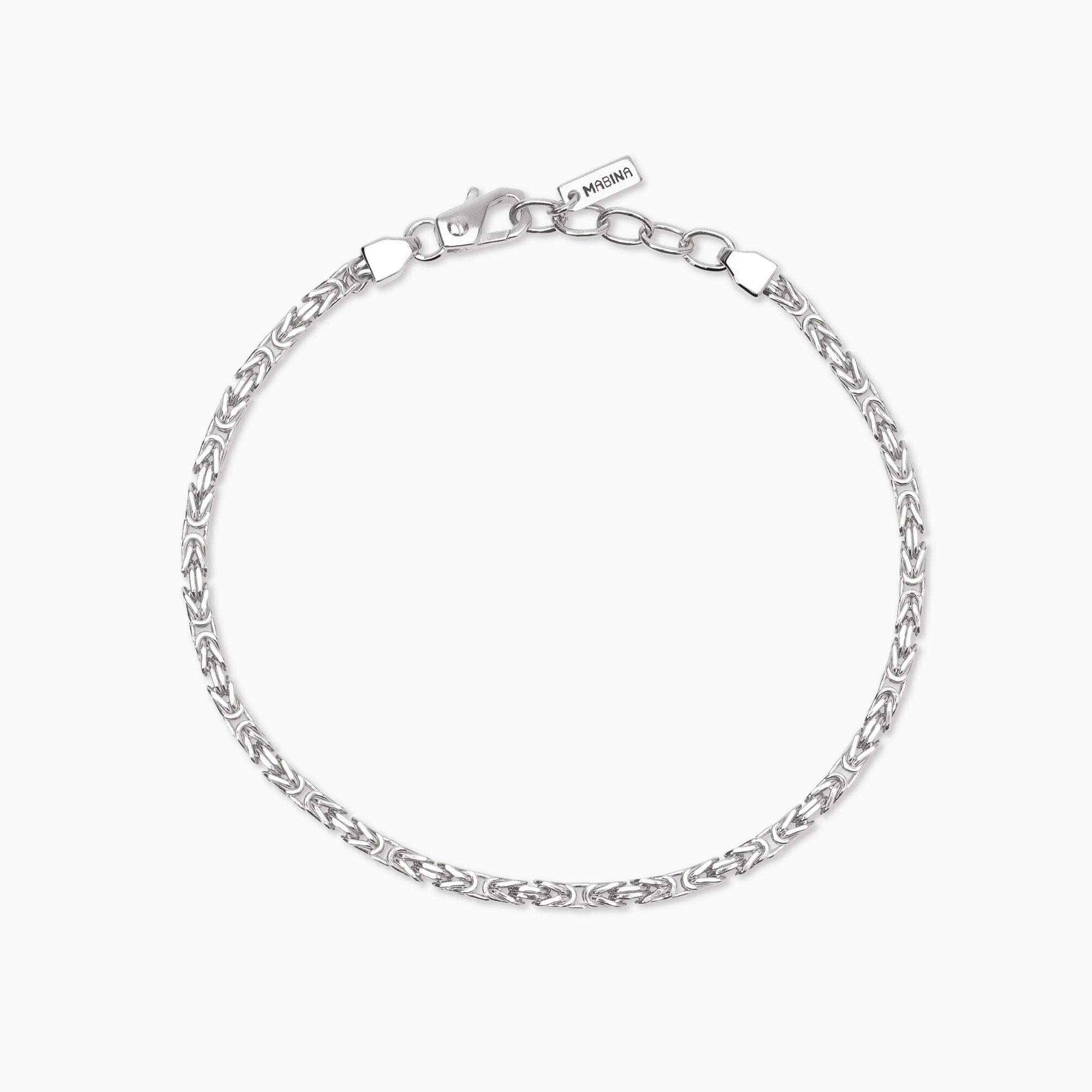 Bracciale Mabina uomo Catena bizantina