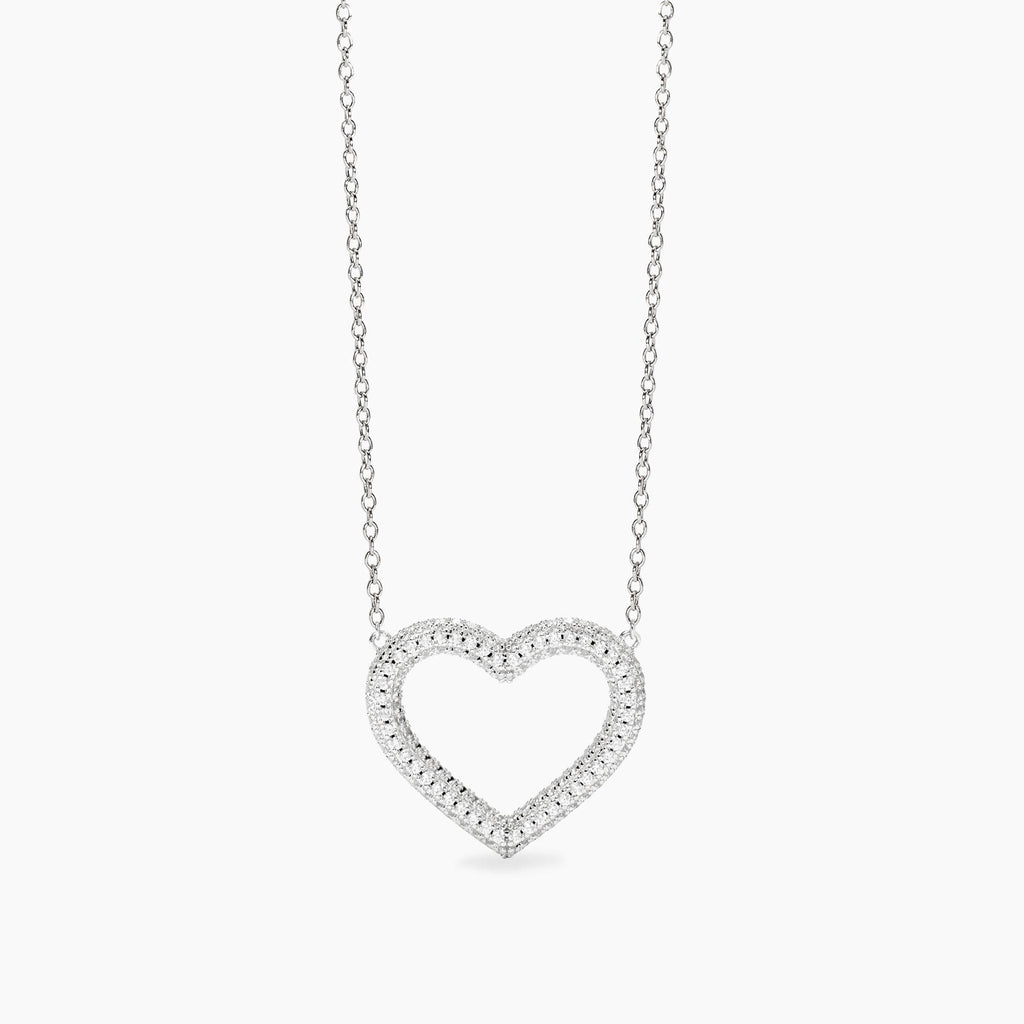 Collana Mabina donna Cuore e zirconi