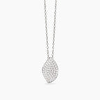 Collana Mabina donna Foglia in pavè di zirconi