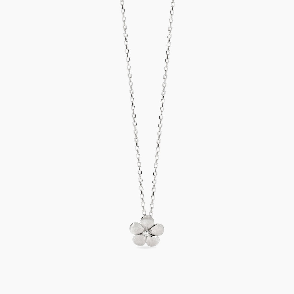 Collana Mabina donna Fiore bulinato
