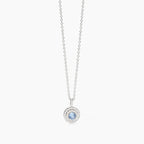 Collana Mabina donna Acquamarina sintetica e ziroconi