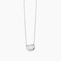 Collana Mabina donna Doppio cerchio con zircoconi