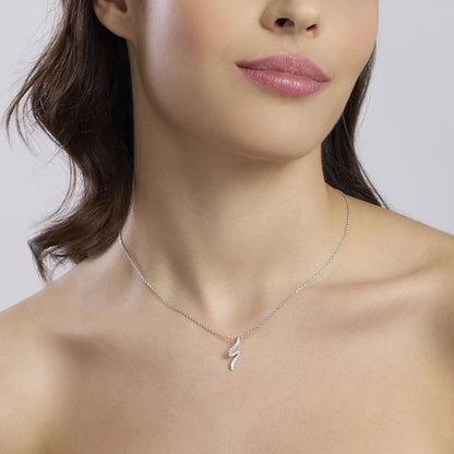 Collana Mabina donna Pendente con zirconi